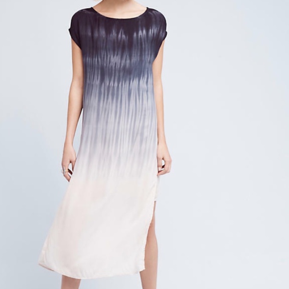 NEW Anthropologie Cloth & Stone Dip Dye Tunic Dress - Picture 3 of 12
